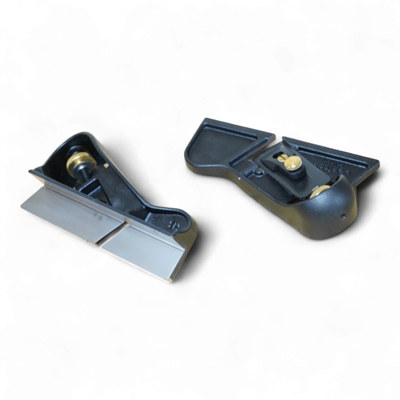 A pair of boxed Veritas Tools edge-trimming planes (left hand and right hand) with paperwork